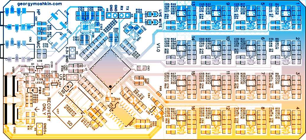16-MEMS USB Microphone Array